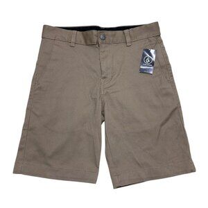 Volcom Big Boys Size 28 Waist (16) Khaki VMONTY Shorts NWT
